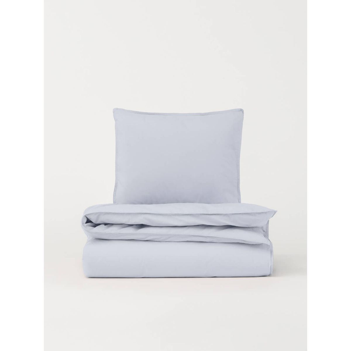 Percale Duvet Cover - Arctic Blue