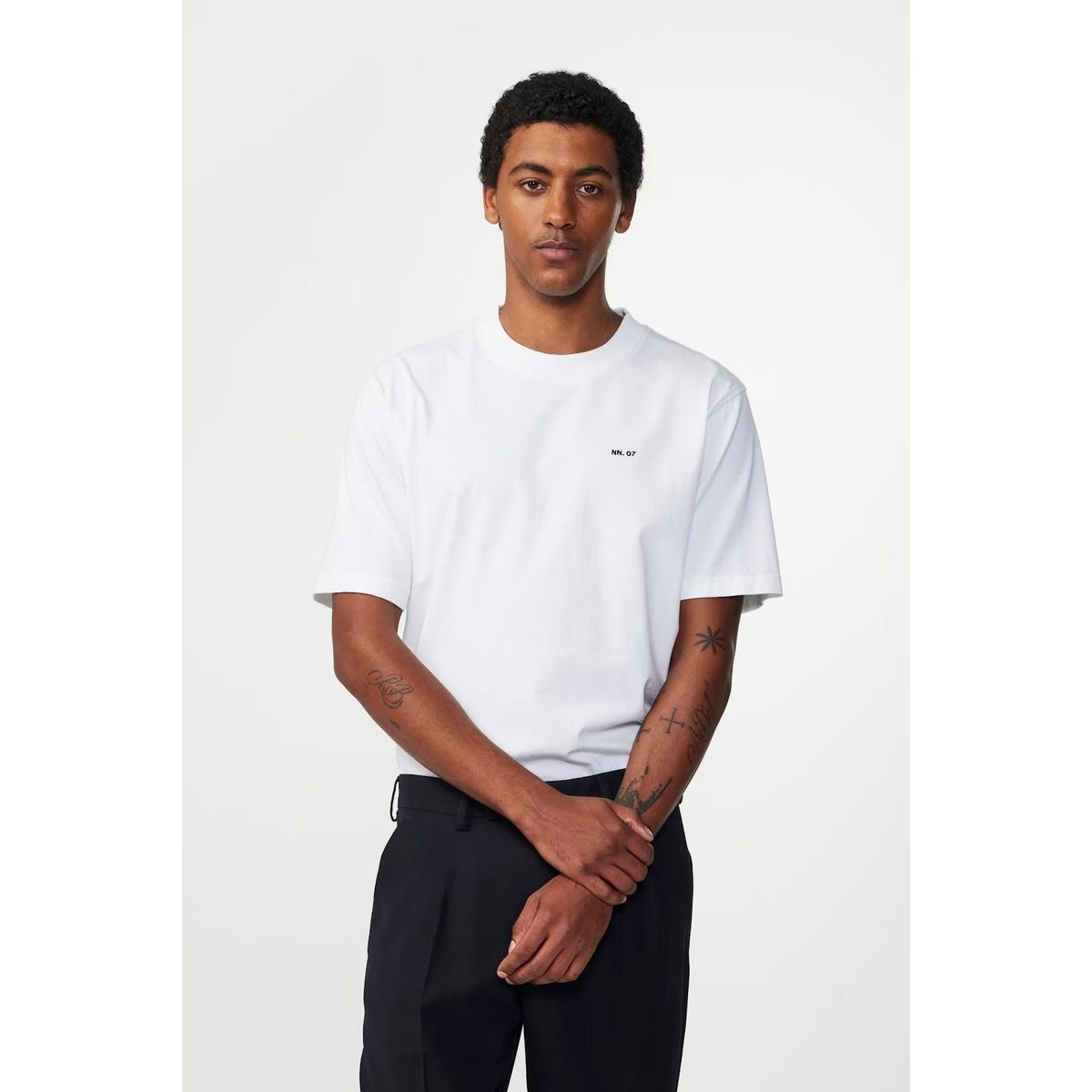 NN07 - Adam Casual logo Pima T-Shirt