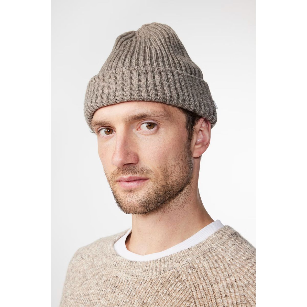 NN07 - Rib Uldblanding Beanie