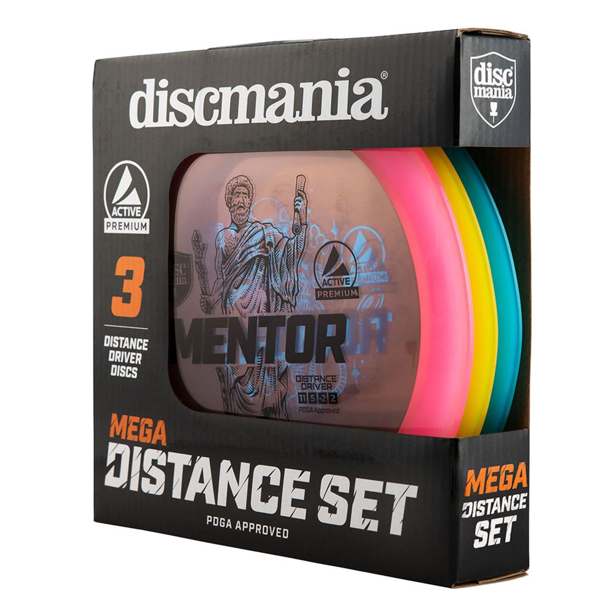 Discmania Active Premium Mega Distance 3-Disc Set