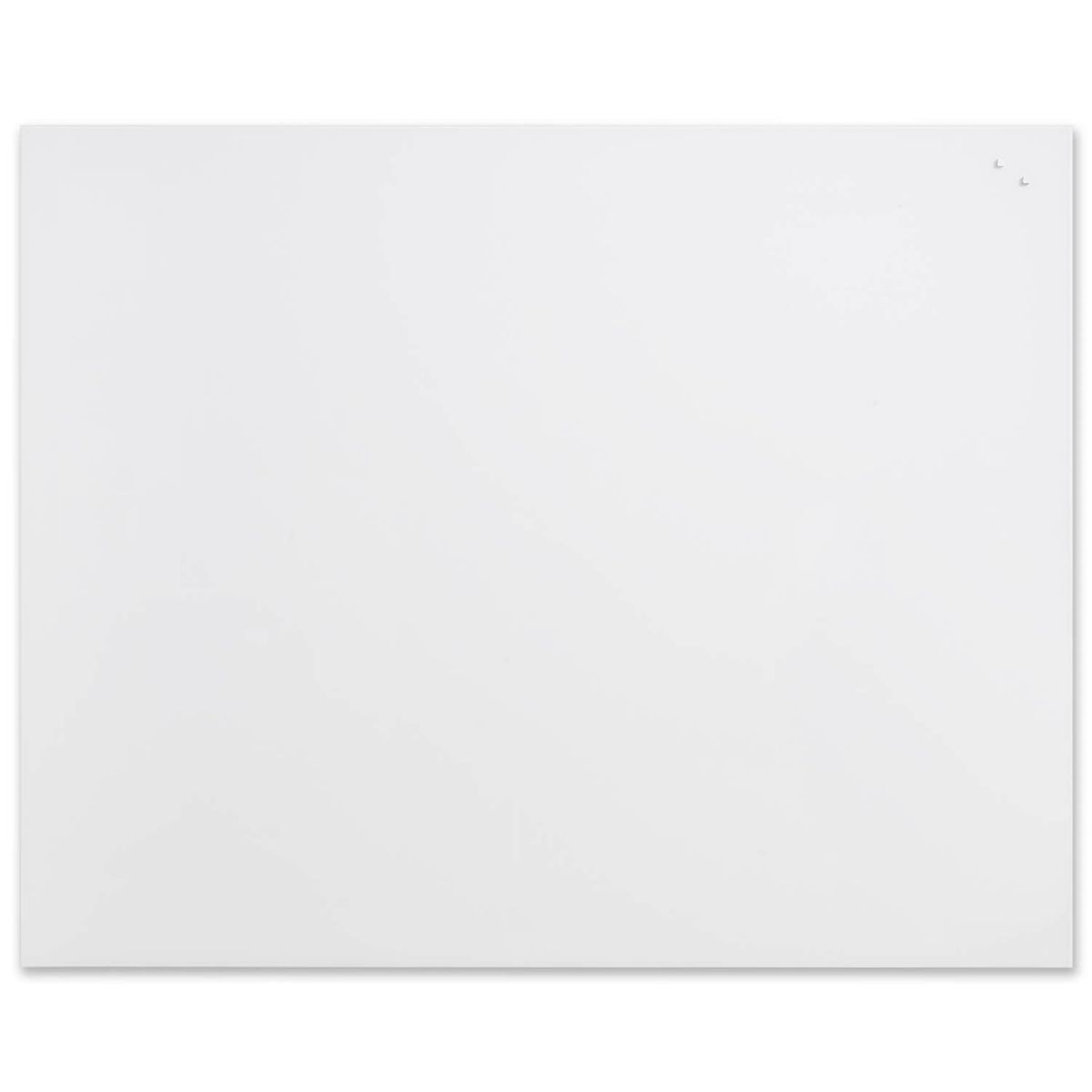 180 x 120 cm. PURE White Magnetisk Glastavle