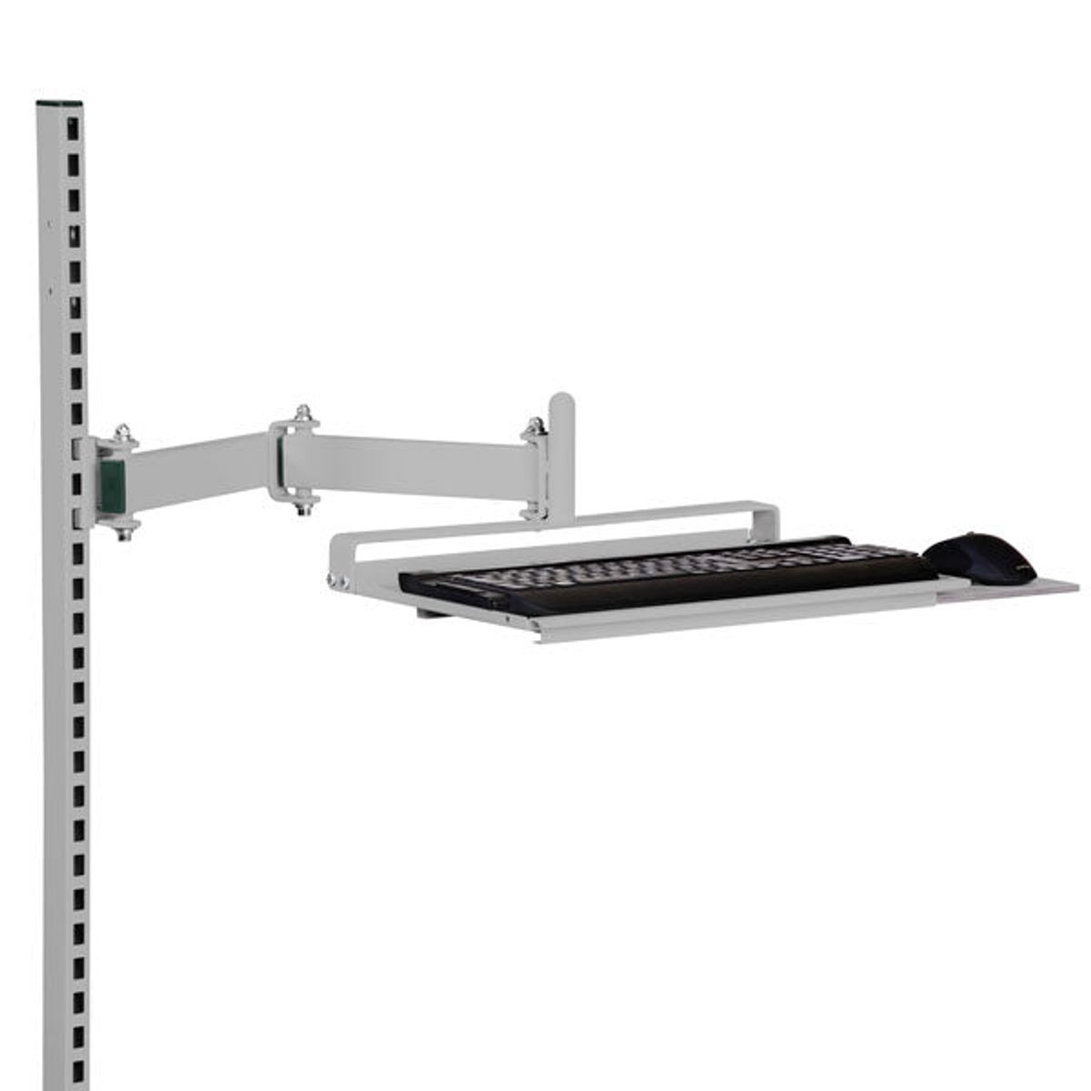 Tastaturholder med ledbar arm