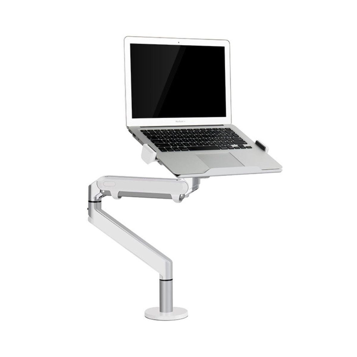 WERGON - Felix - Desktop holder med Gasfjeder til skærm op til 32" / Laptop til 11-17" - Sølv