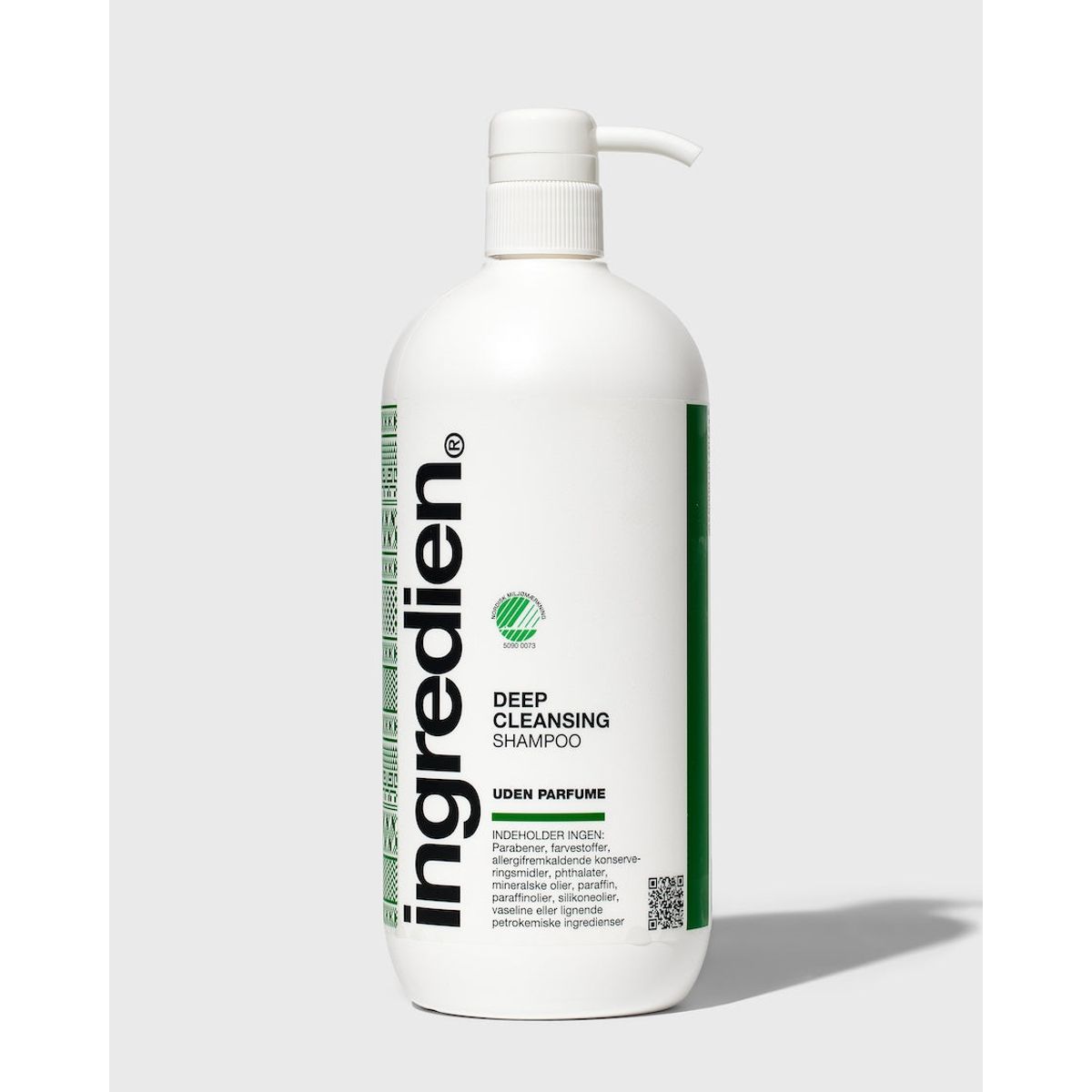 Ingredien Deep Cleansing Shampoo 1000 ml Uden Parfume