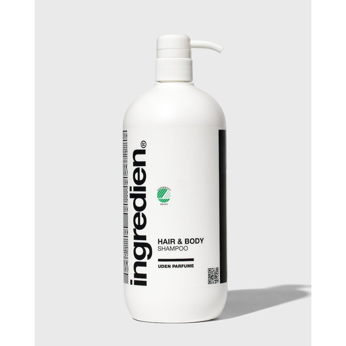 Ingredien Hair & Body Shampoo 1000 ml Uden Parfume