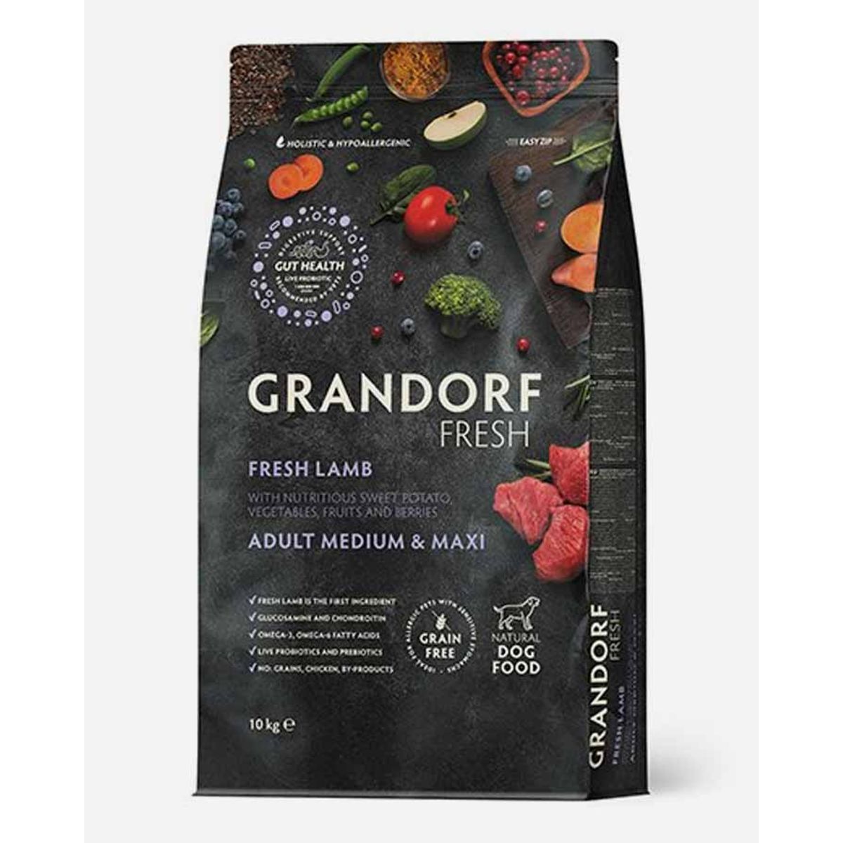 Grandorf Fresh Adult - Frisk Lam og Kornfri - 10kg