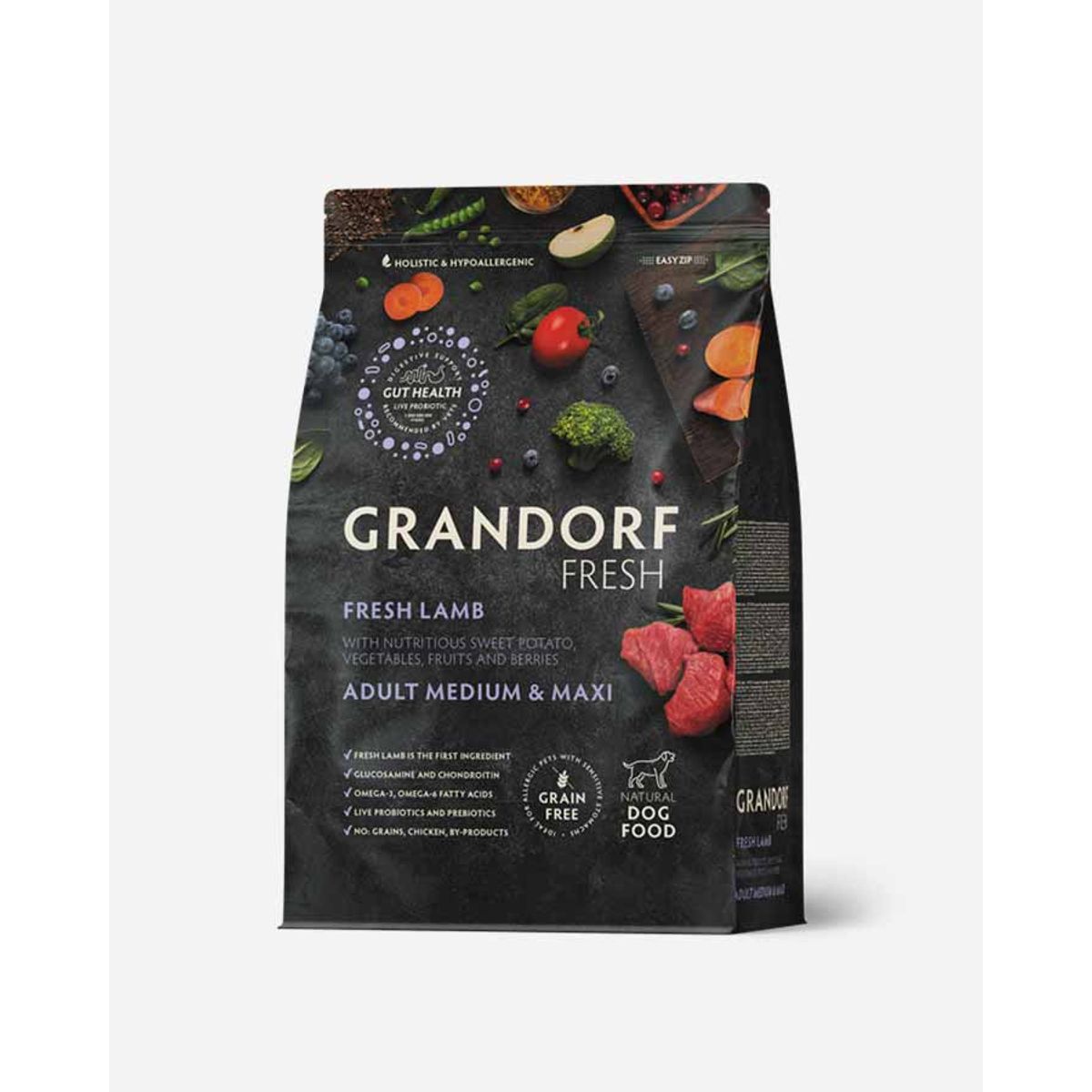 Grandorf Fresh Adult - Frisk Lam og Kornfri - 3kg