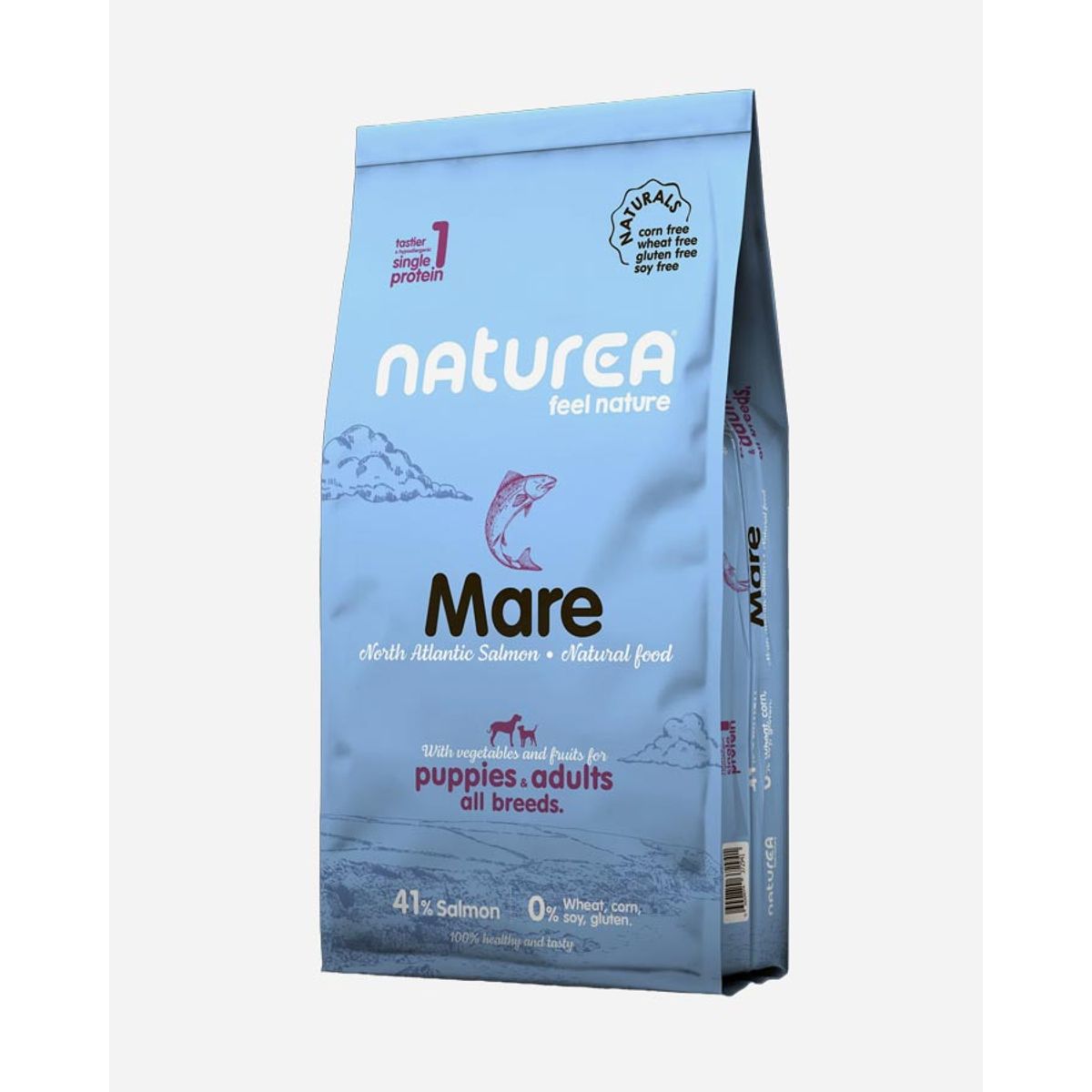 Naturea Naturals Mare Adult & Puppies - Velsmagende Laks, 12 kg