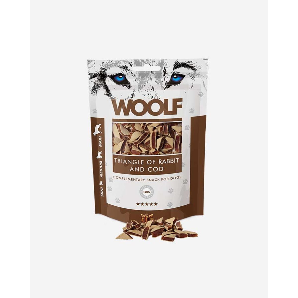 Woolf Rabbit & Cod Triangle - Kanin og torsk