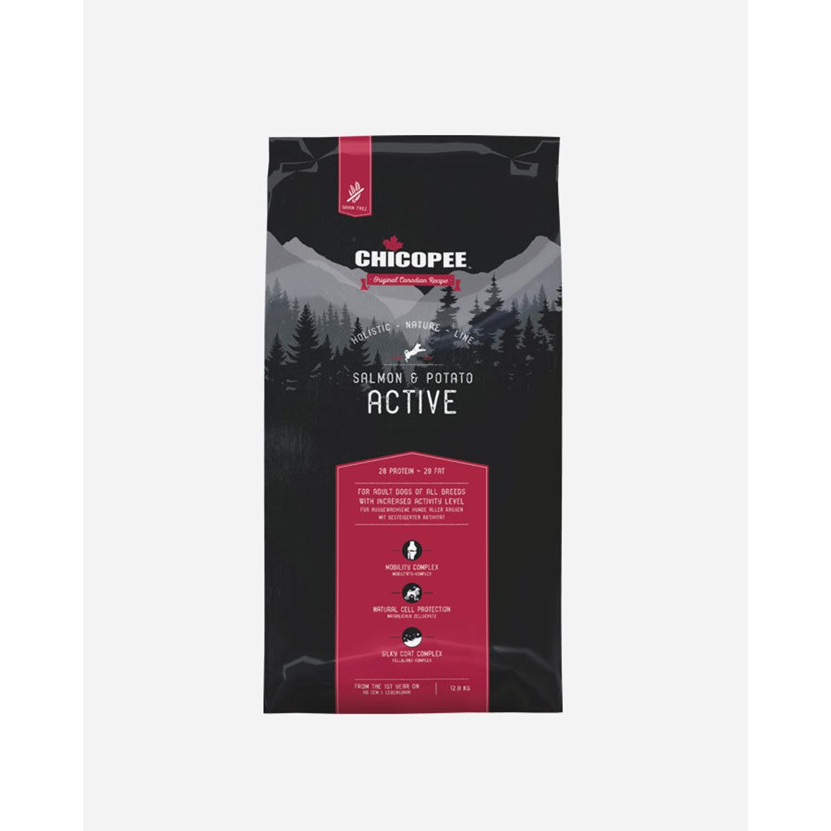 Chicopee Holistic Nature Line Active - Laks og Kartoffel - 12 kg