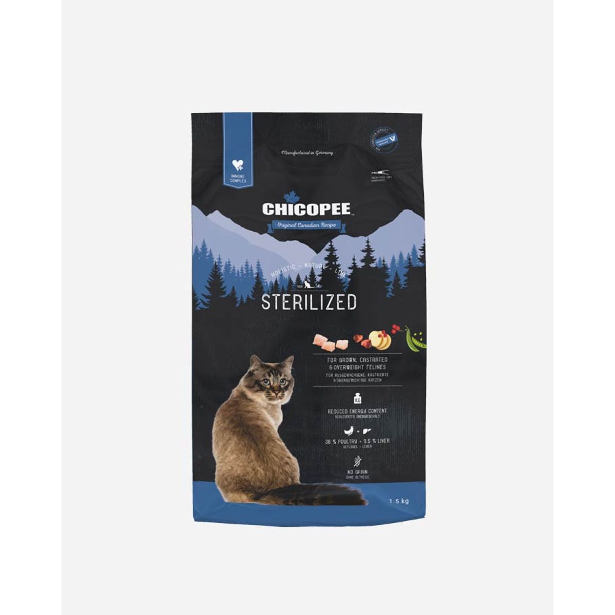 Chicopee Holistic Nature Line Cat Sterilized - 1.5 kg - kornfrit