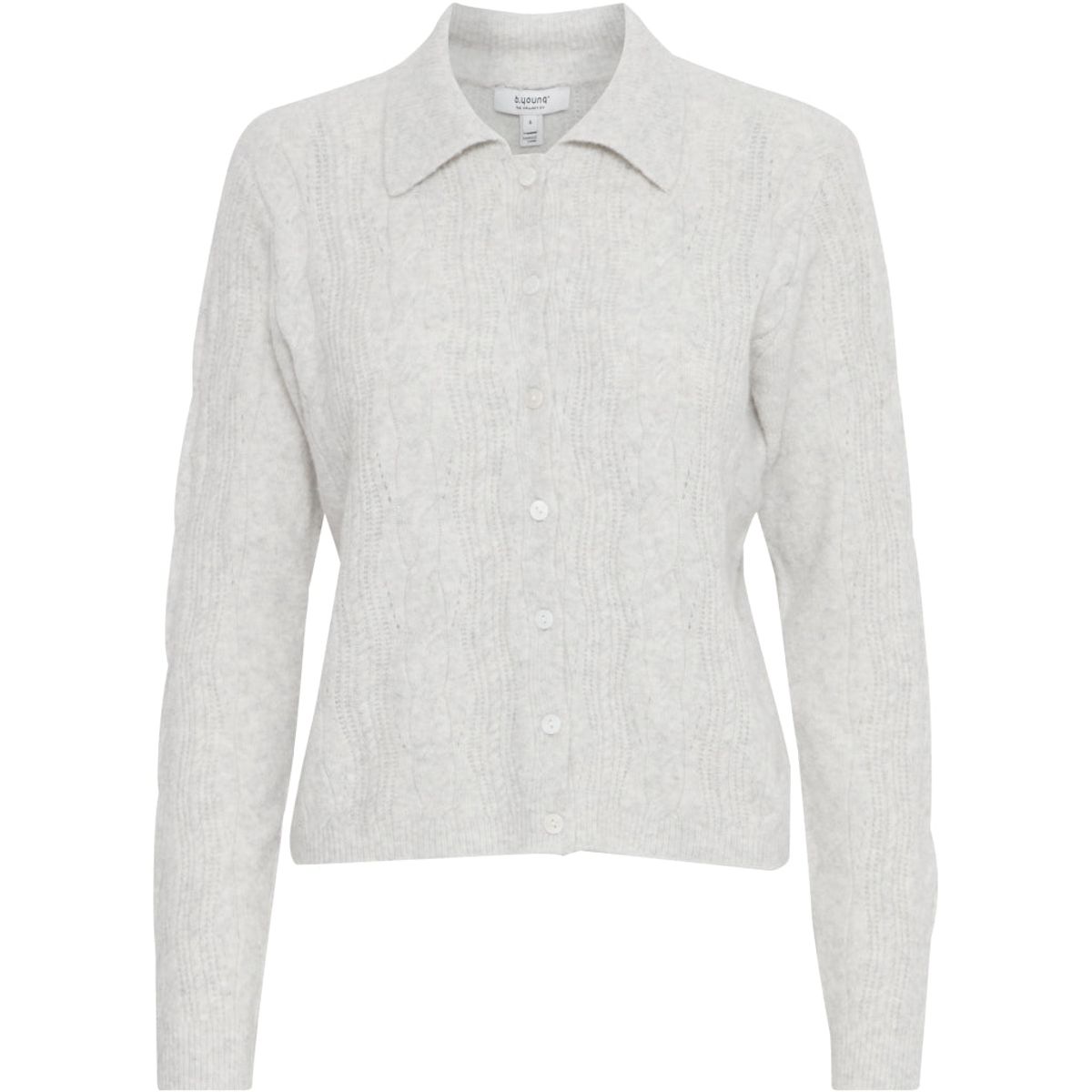 B.YOUNG dame cardigan BYMIFFA - Light Grey Melange