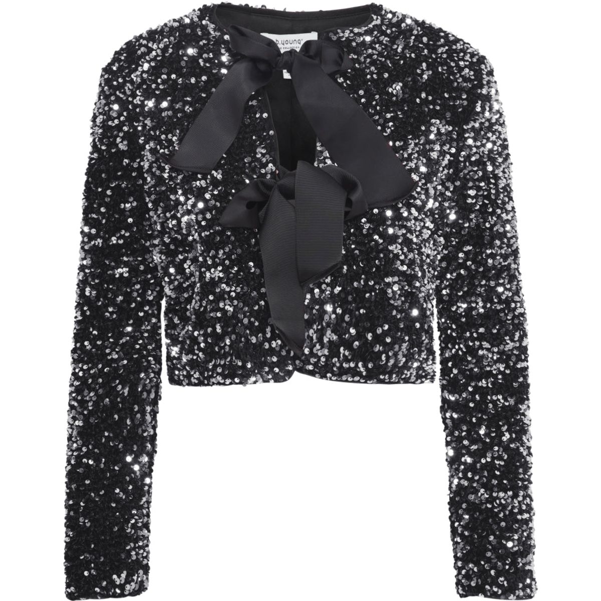 B.YOUNG dame bluse BYPAILLET - Silver Sequin Mix