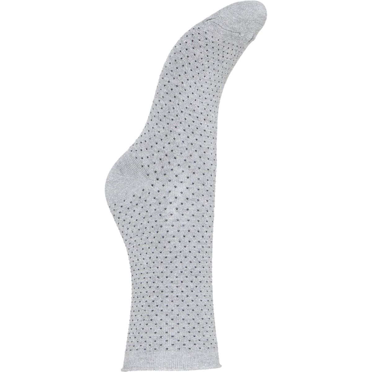 B:YOUNG dame strømper BAWLI - Grey Dots Sock