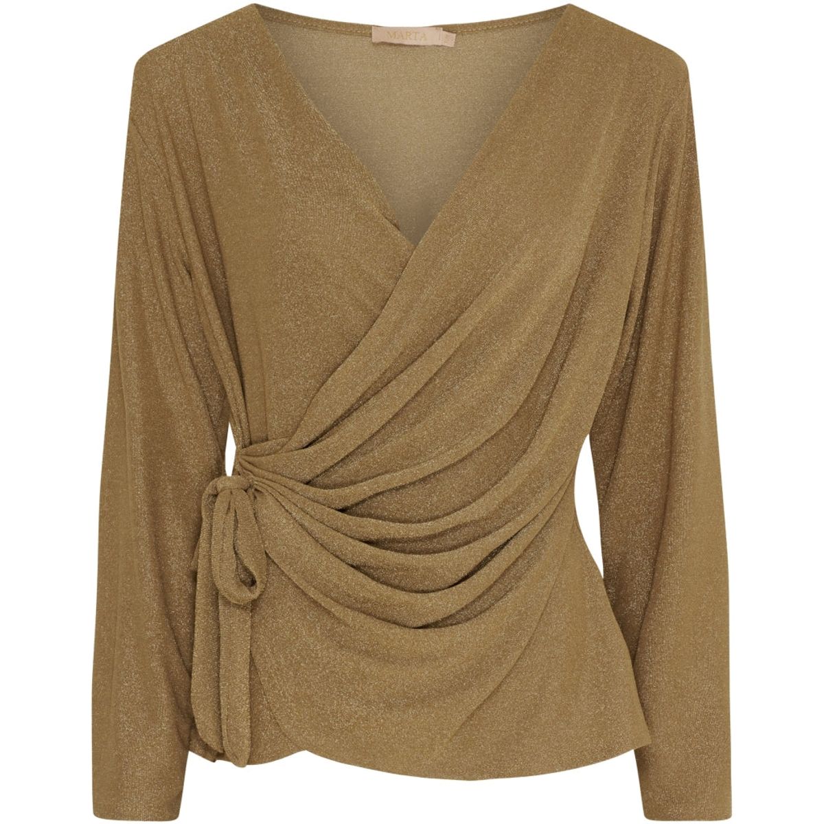 Marta Du Chateau dame bluse MdcAndi 1612 - Gold