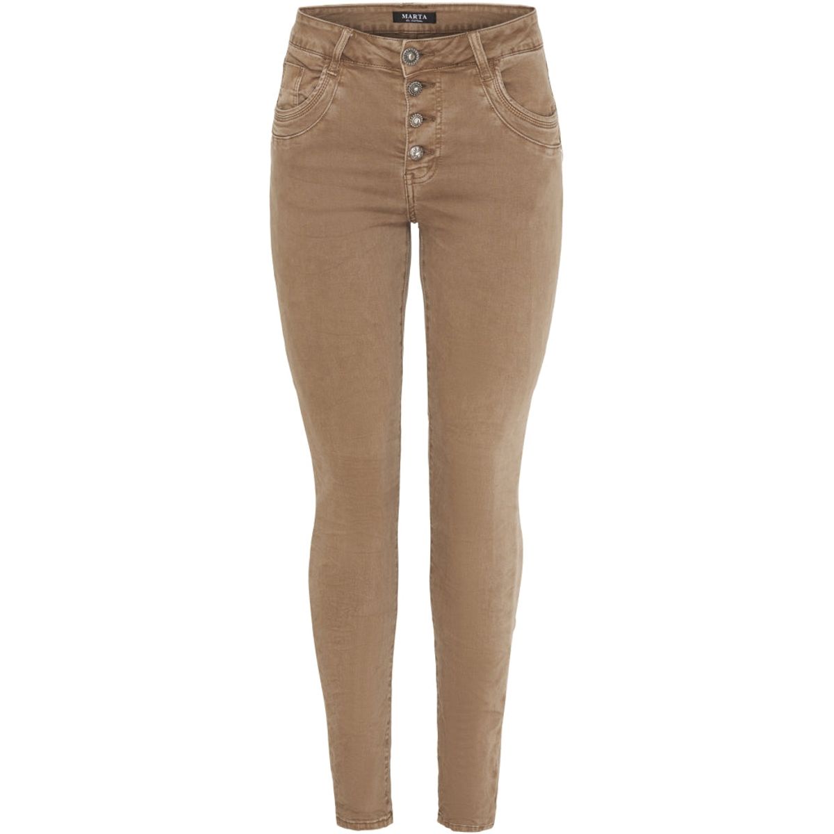 Marta Du Chateau dame jeans MdcBetty Jeans MDC101 - Choco