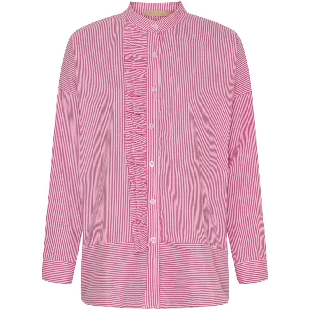 Marta Du Chateau dame skjorte MdcFina - Fuxia Stripe