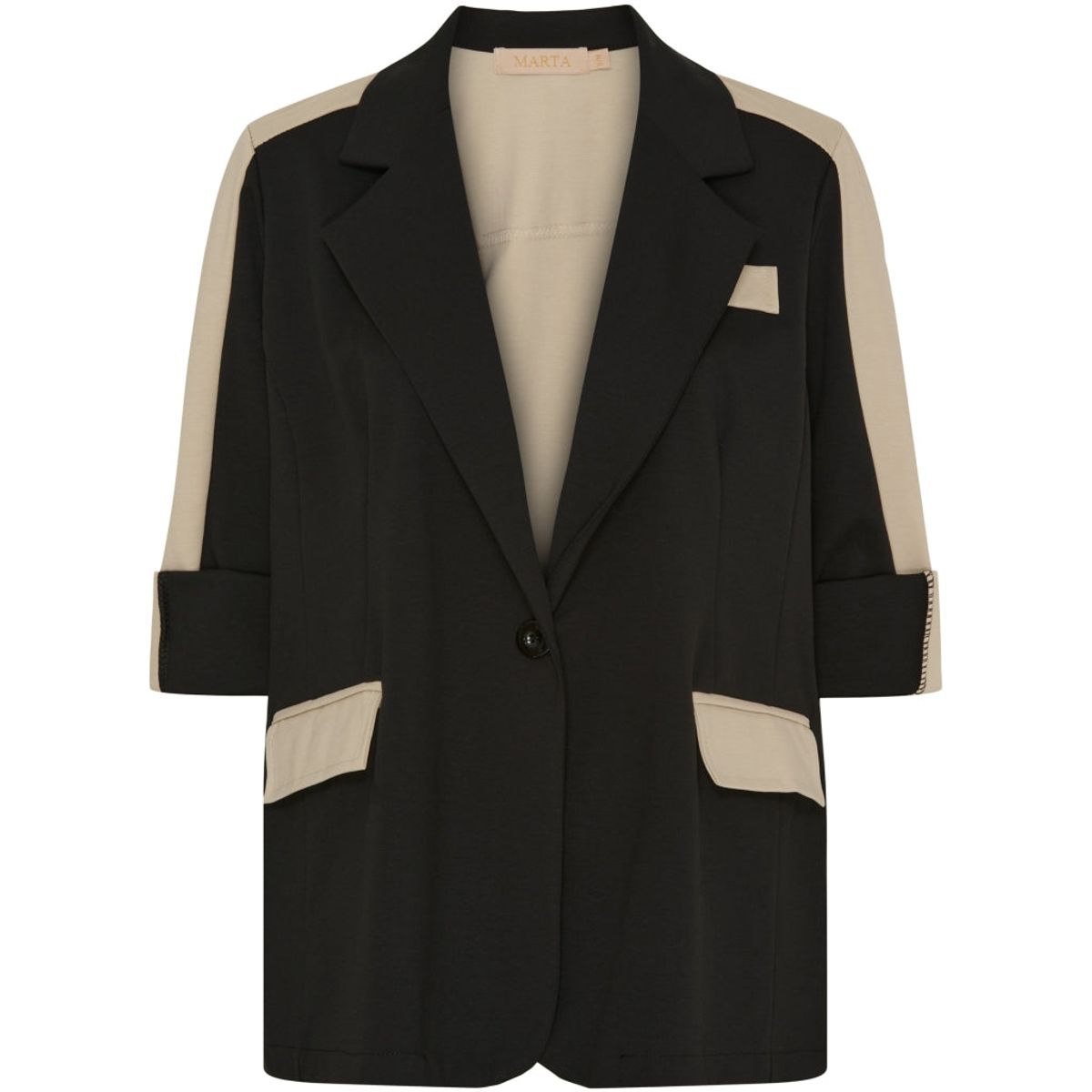 Marta du Chateau dame blazer MdcMadelina 69237 - Black/Beige