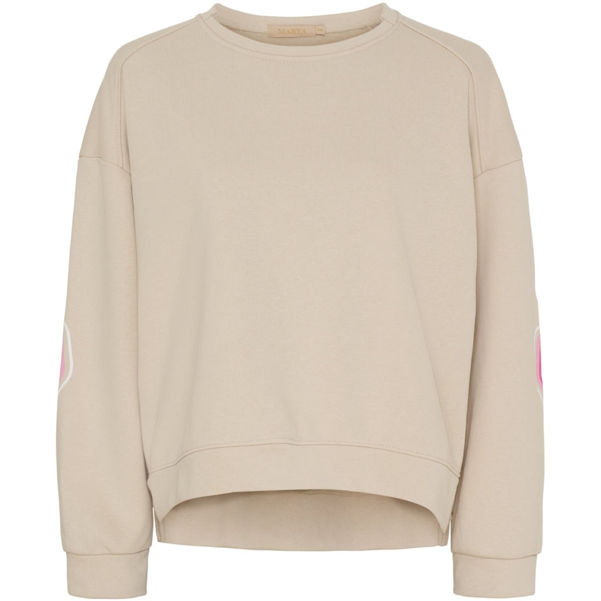 Marta du Chateau dame sweatshirt MdcNadine 69407 - Beige