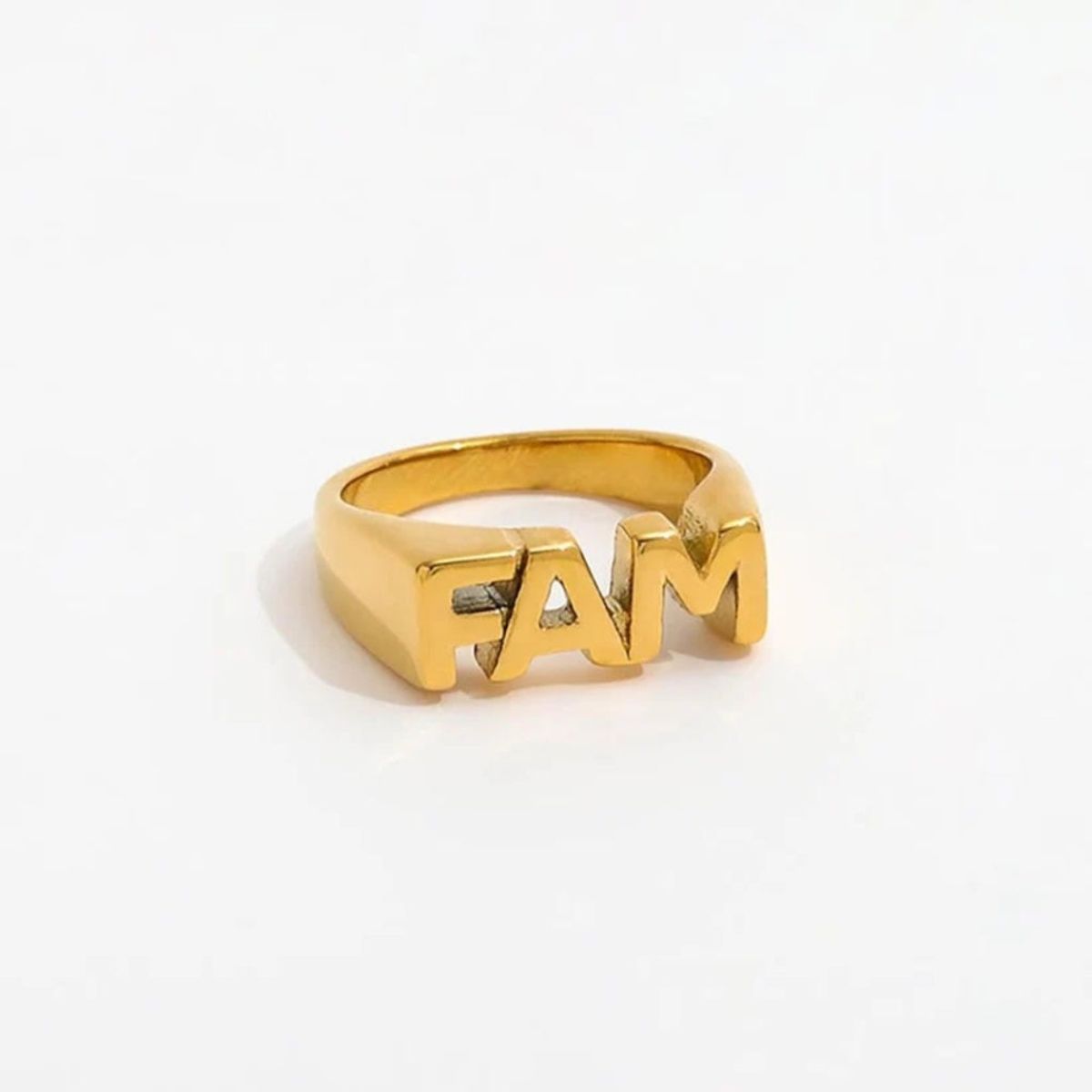 Muun Studios FAM Ring 18K Guldbelagt R088 - Guld