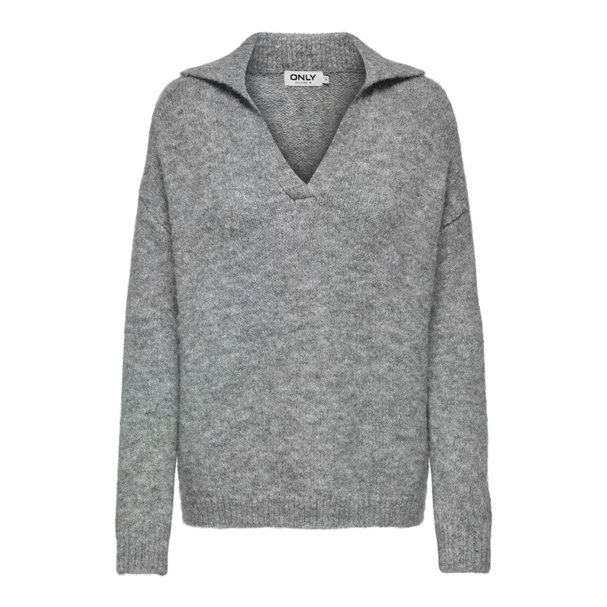 ONLY dame strik ONLMAGGIE - Light Grey Melange