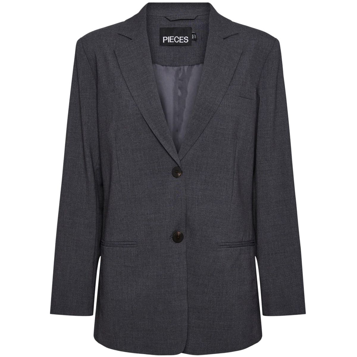 PIECES dame blazer PCLUISA - Grey Melange