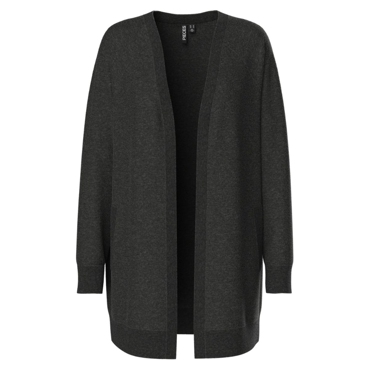 PIECES dame cardigan PCNATALIE - Dark grey melange