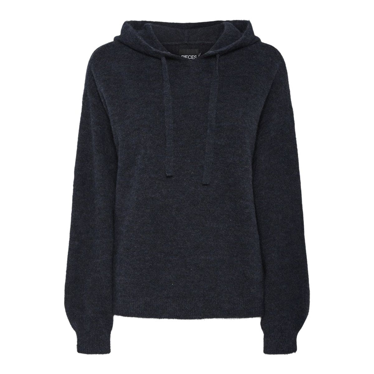 PIECES dame hoodie PCPIKO - Maritime Blue Melange