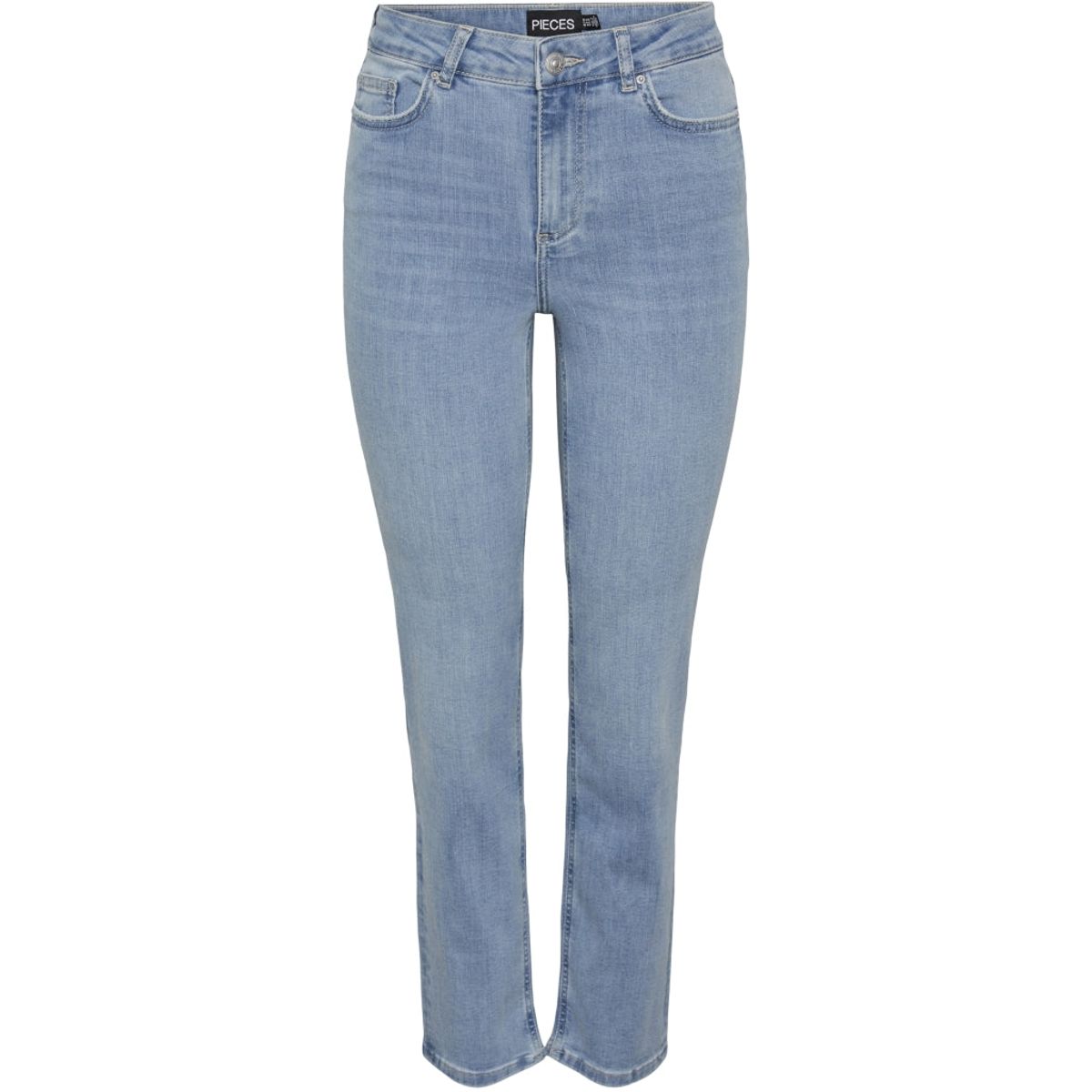 PIECES dame jeans PCDELLY - Light Blue Denim