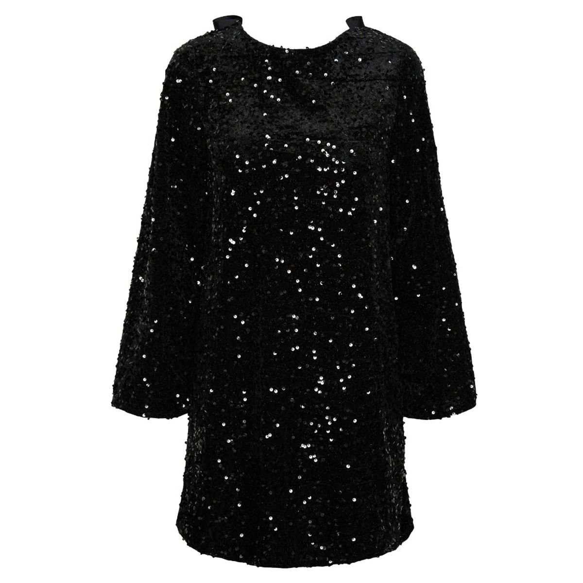 PIECES dame kjole PCKAM - Black Black sequins