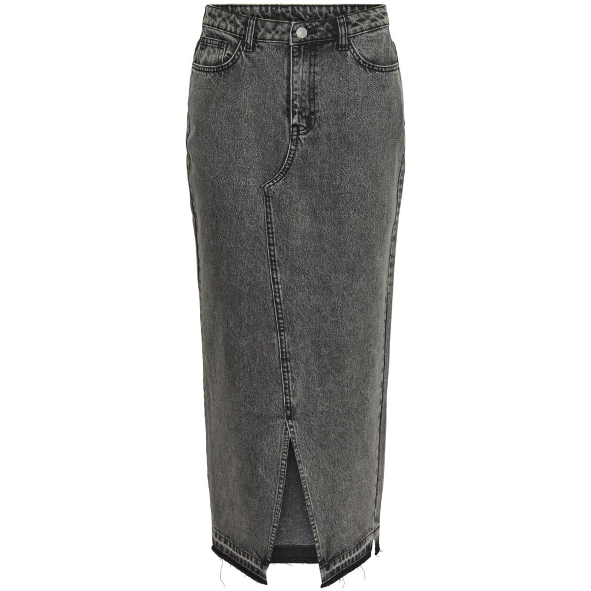 PIECES dame nederdel PCNORA - Grey Denim