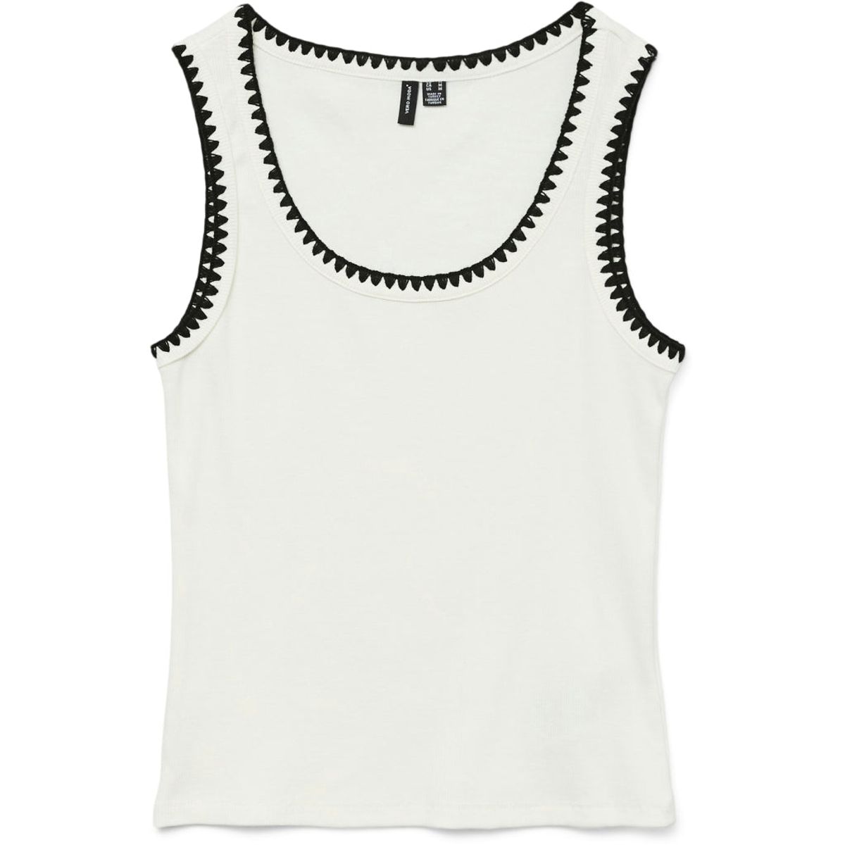 VERO MODA dame top VMVIOLA - Snow white