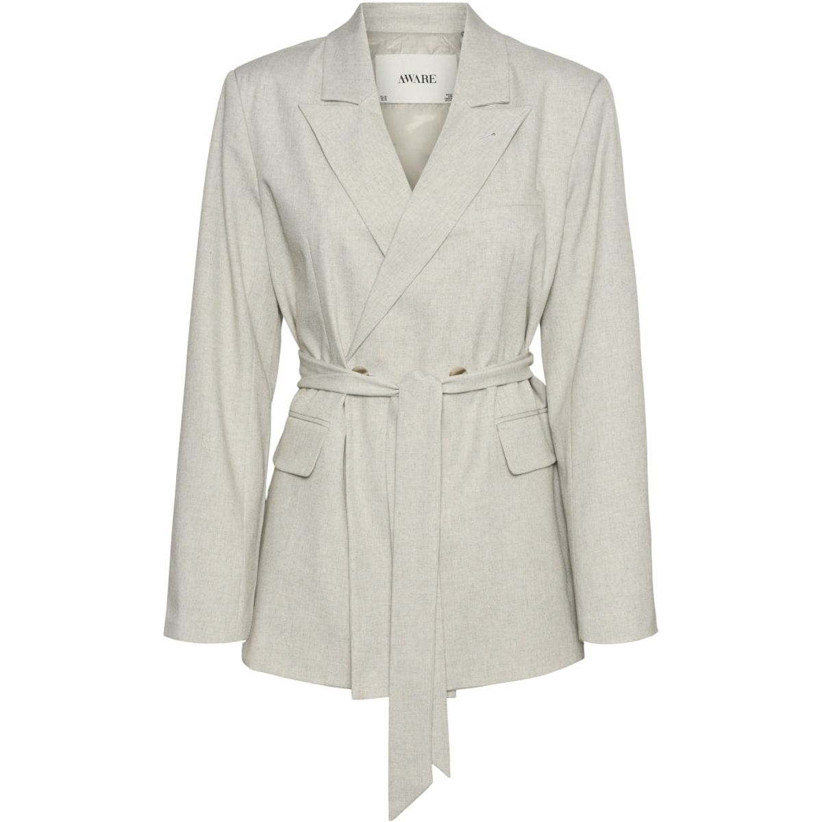 VERO MODA dame blazer VMOMARI - Light Grey Melange