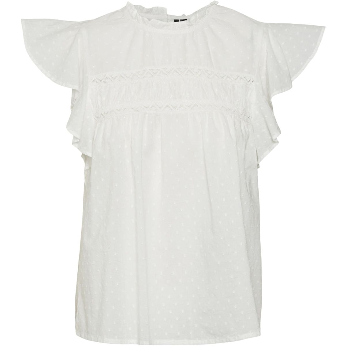 VERO MODA dame bluse VMTRINE - Snow white