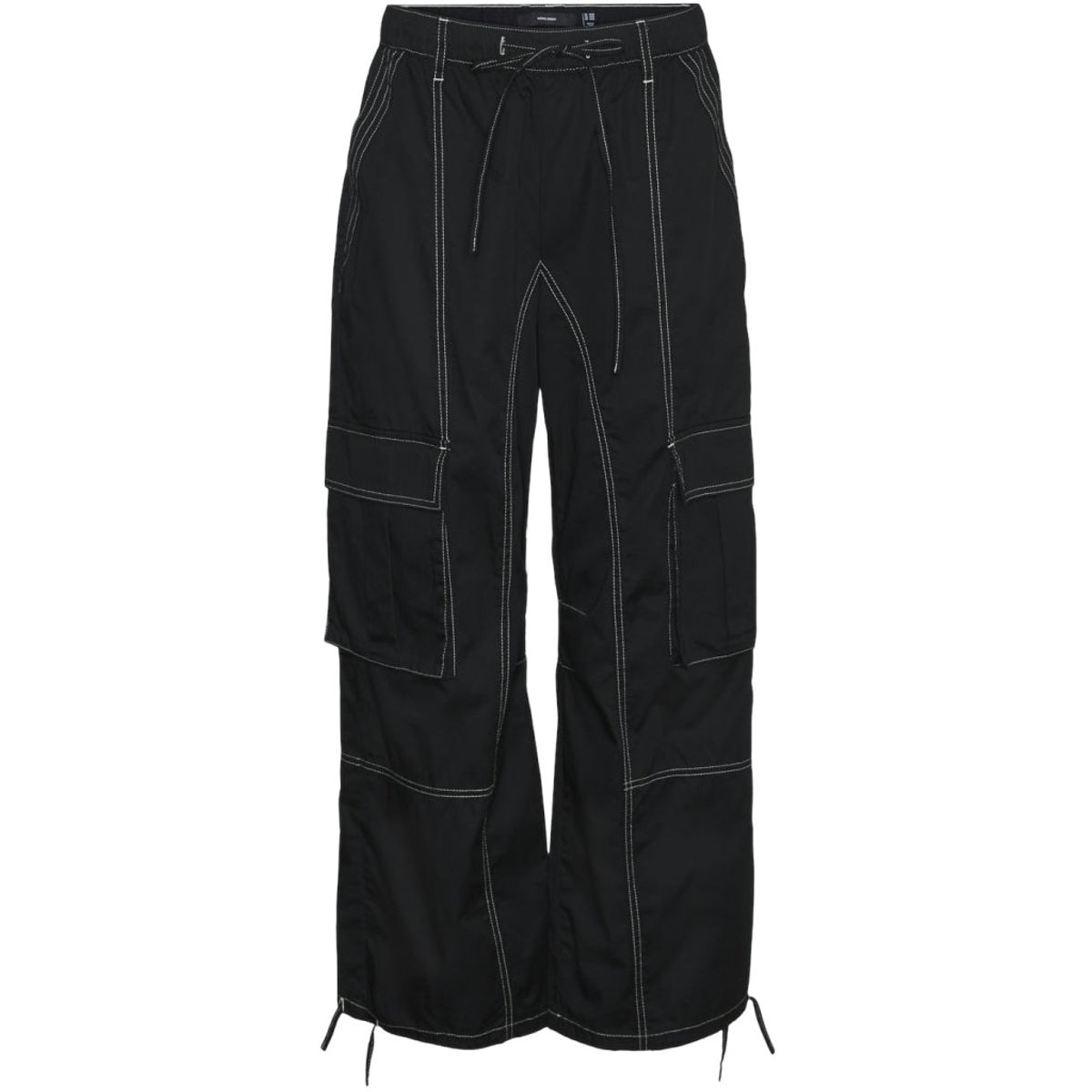 VERO MODA dame bukser VMKIM - Black BIRCH STICHES