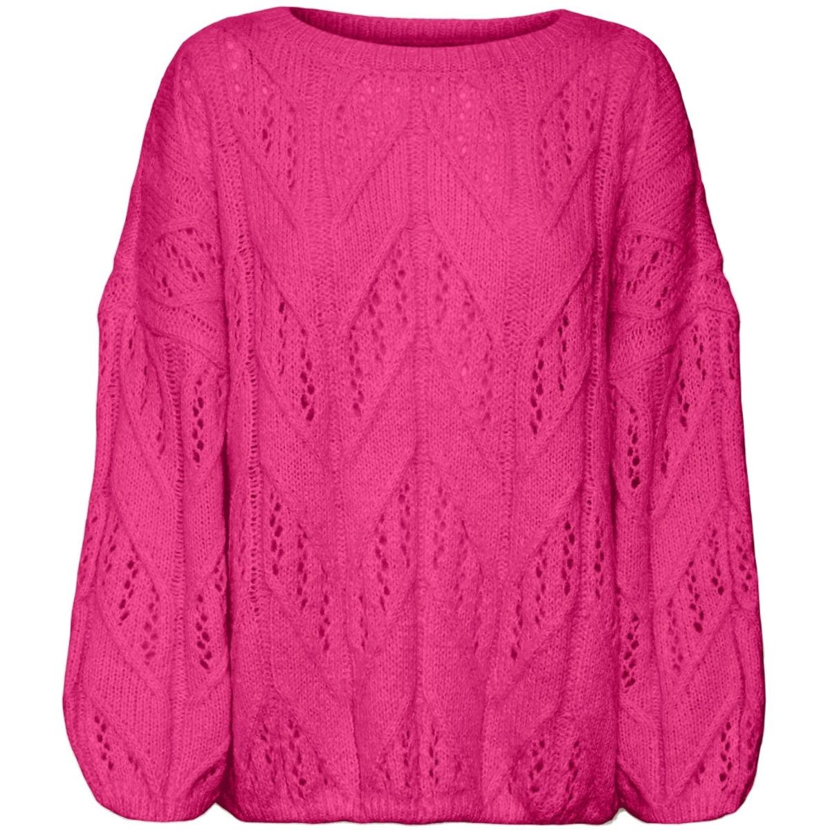 VERO MODA dame strik VMBLUEBERRY - Fuchsia Purple