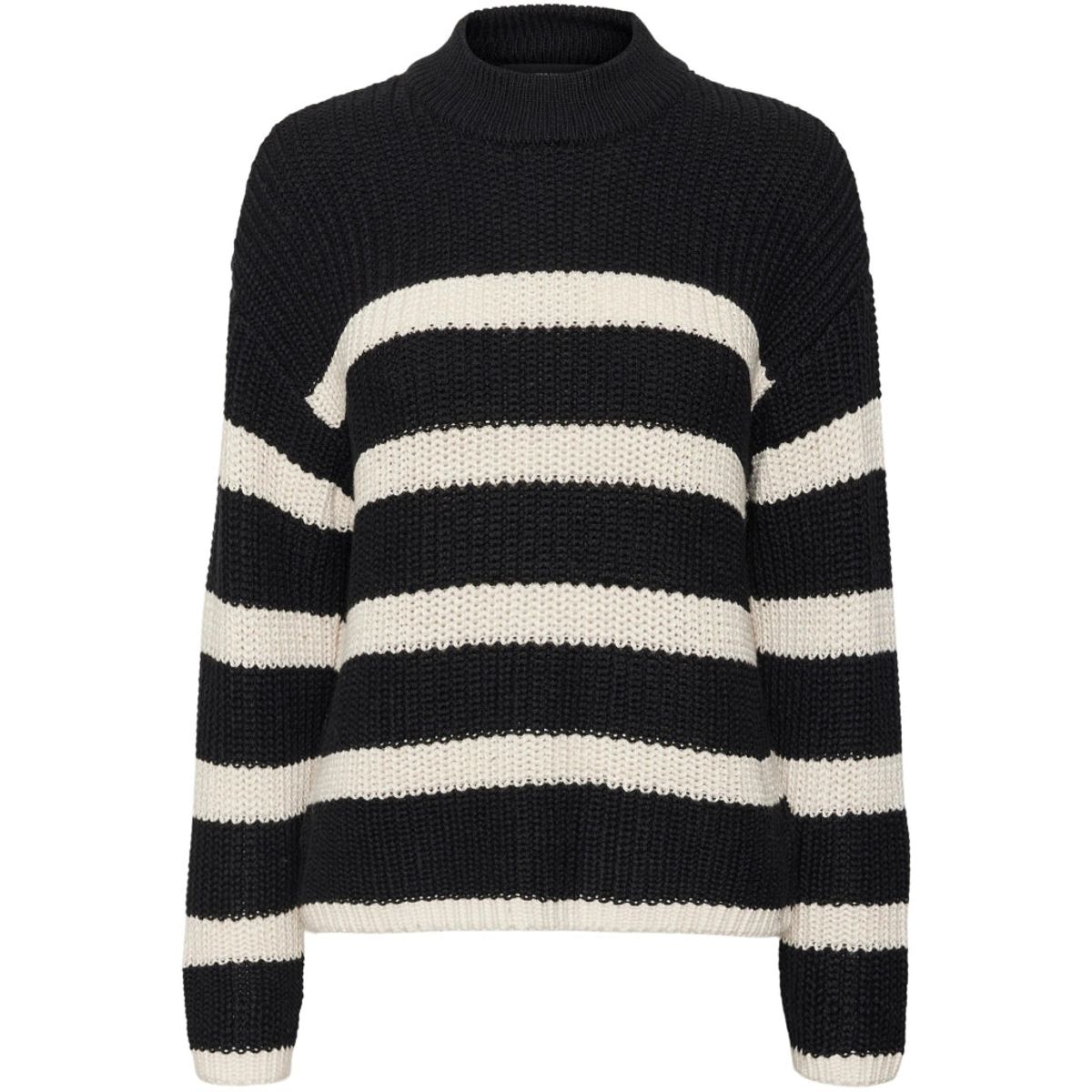 VERO MODA dame strik VMHILDA - Black BIRCH