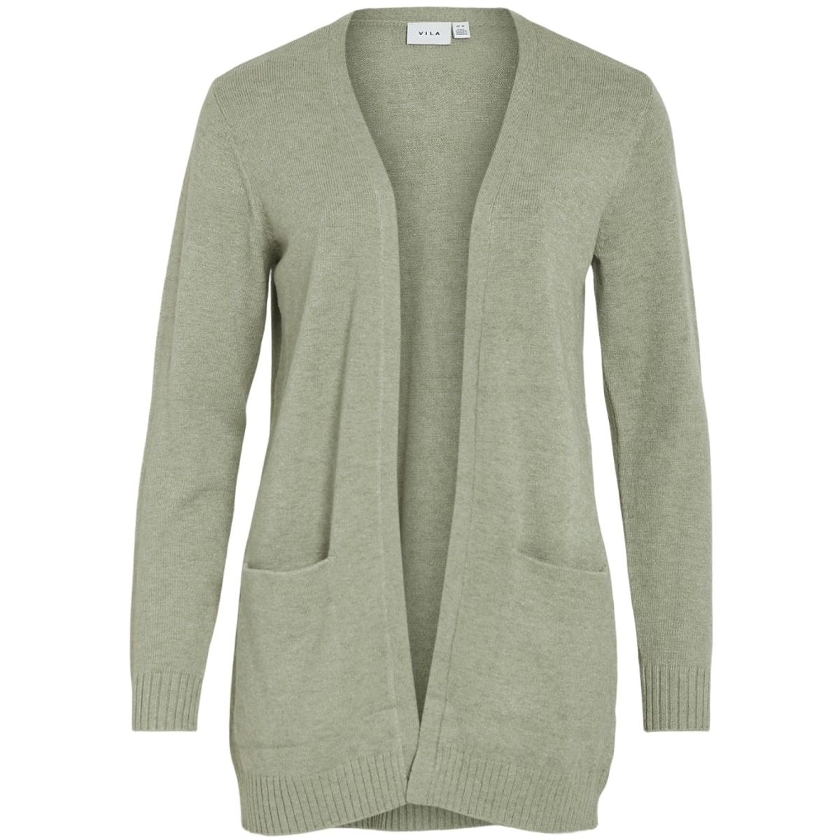 VILA dame cardigan VIRIL - Oil Green MELANGE