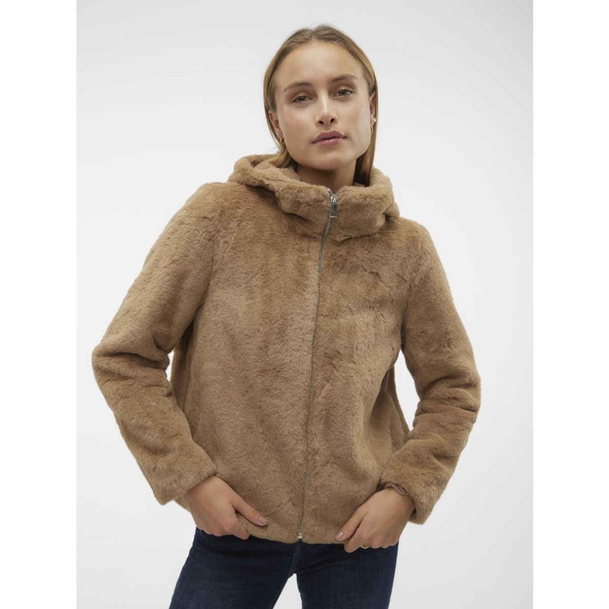 Vero Moda dame jakke VMSONJAHOODIE - Tigers Eye