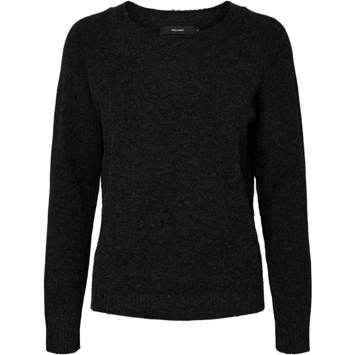 Vero Moda dame strik VMDOFFY - Black Melange