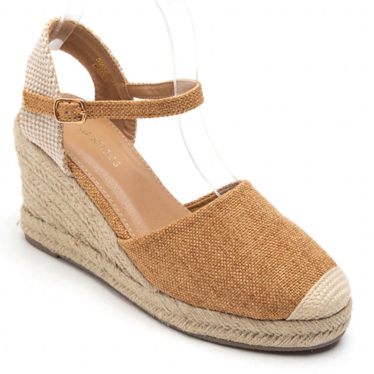 Vicca Dame plateau sandal 5982 - Camel