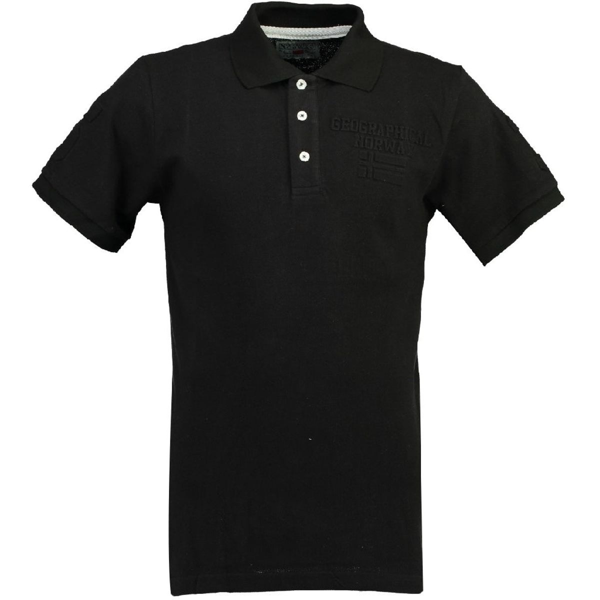 GEOGRAPHICAL NORWAY POLO Herre KEYTHEN - Black