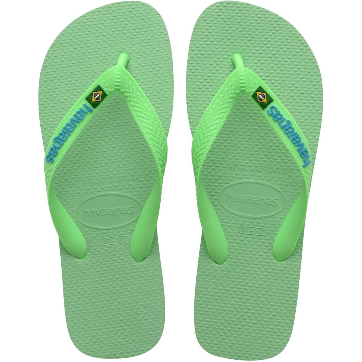 Havaianas Slippers Unisex Brazil Logo 4110850 - Green Garden6617