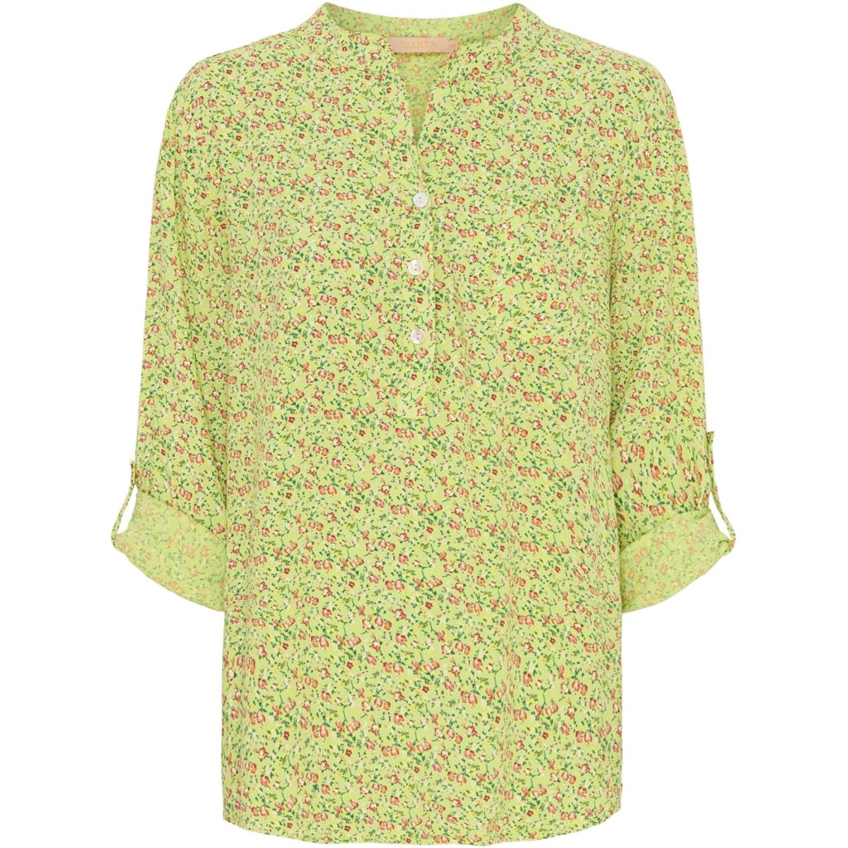 Marta Du Chateau dame bluse 8503 - Verde Mela Cute