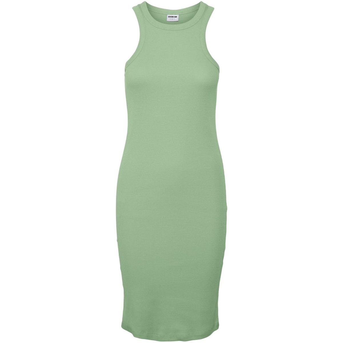 NMMAYA S/L HALTER NECK DRESS - Quiet Green