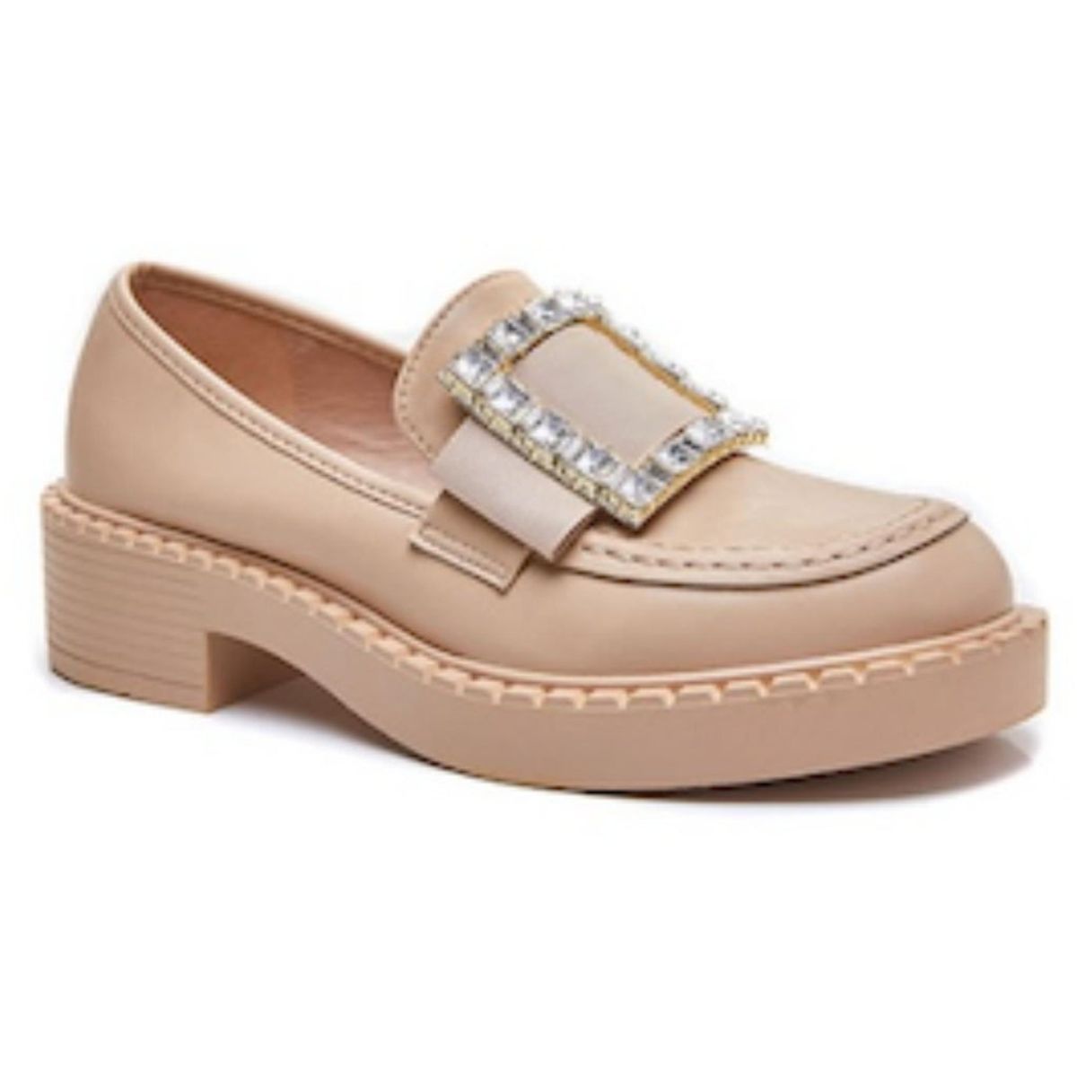 Nelly dame Loafers 2371 - Kaki