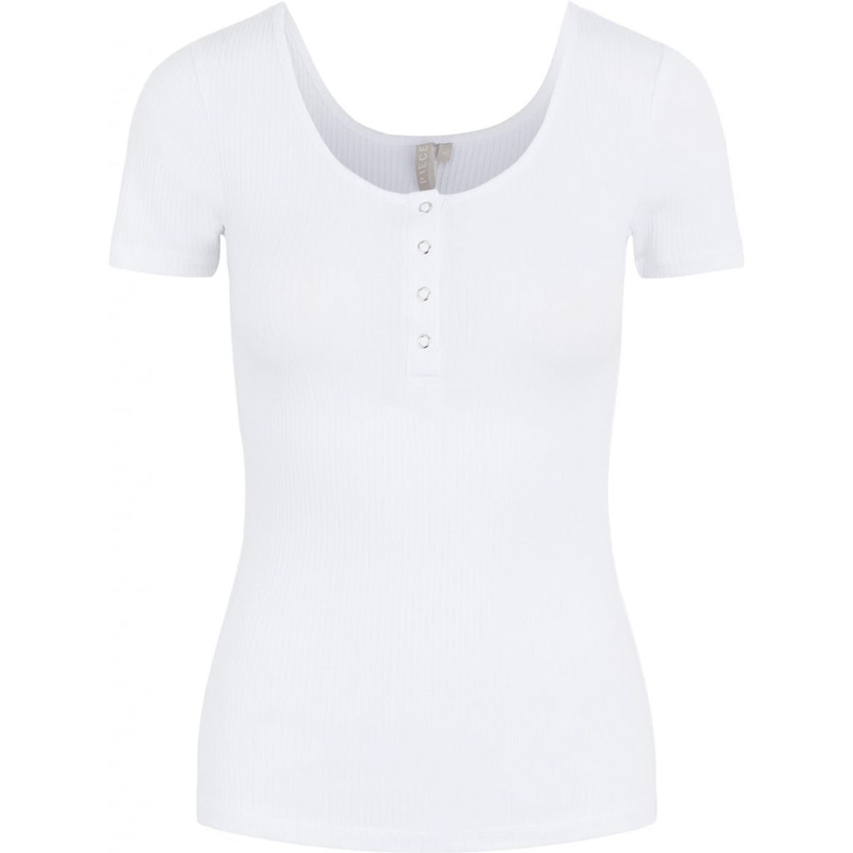 PIECES dame t-shirt PCKITTE - Bright White