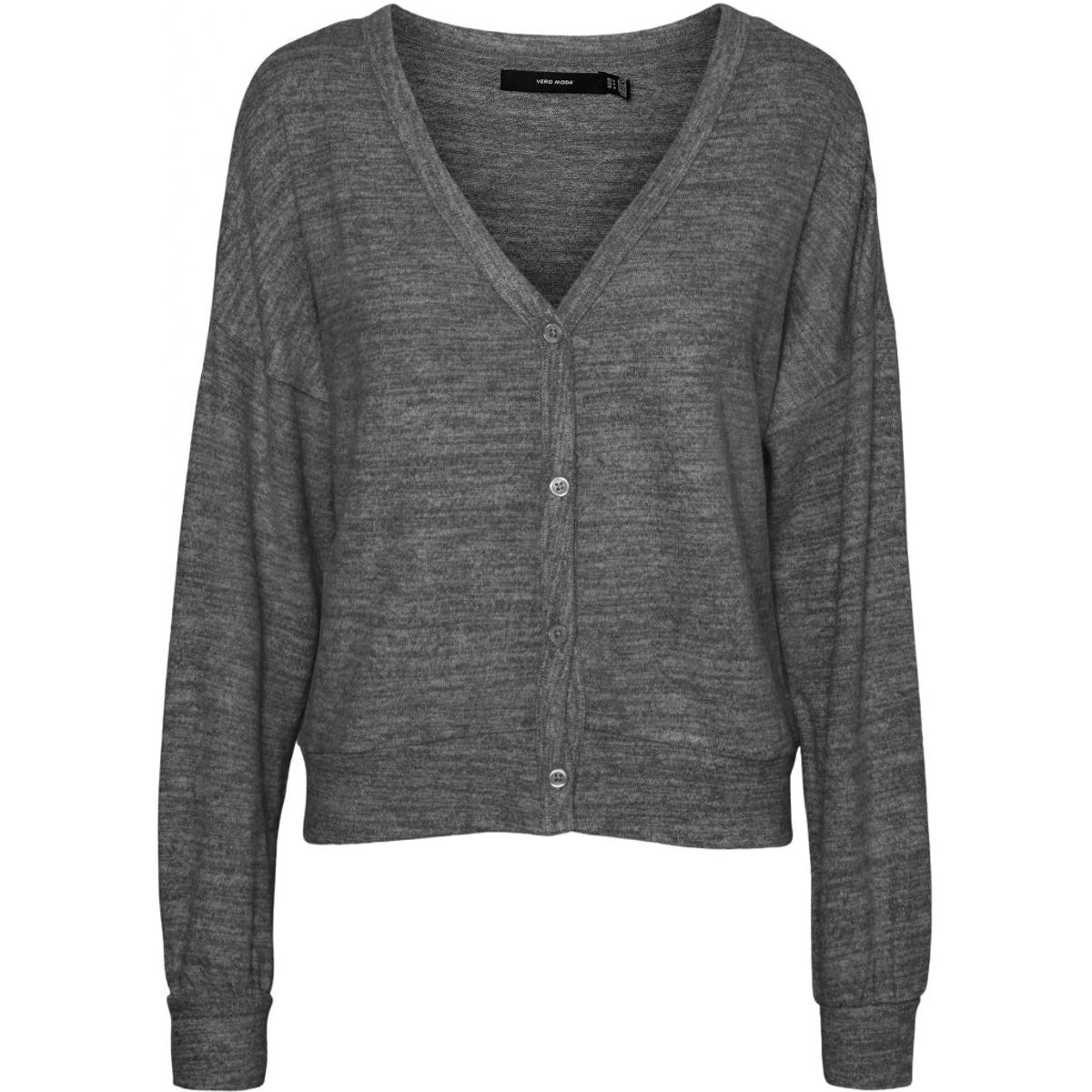 Vero Moda dame cardigan VMCHILL - Dark grey melange