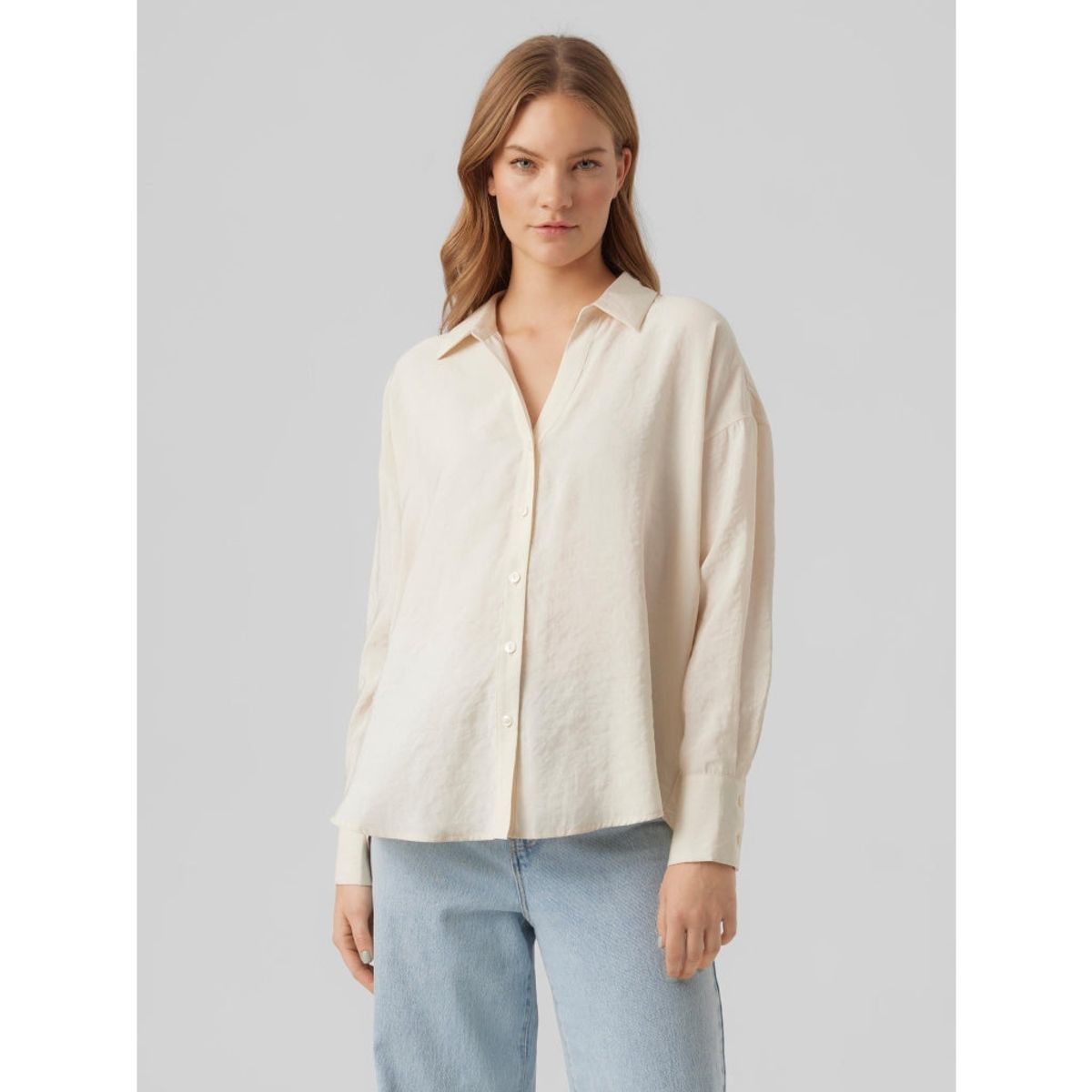 Vero Moda dame skjorte VMQUEENY - Birch