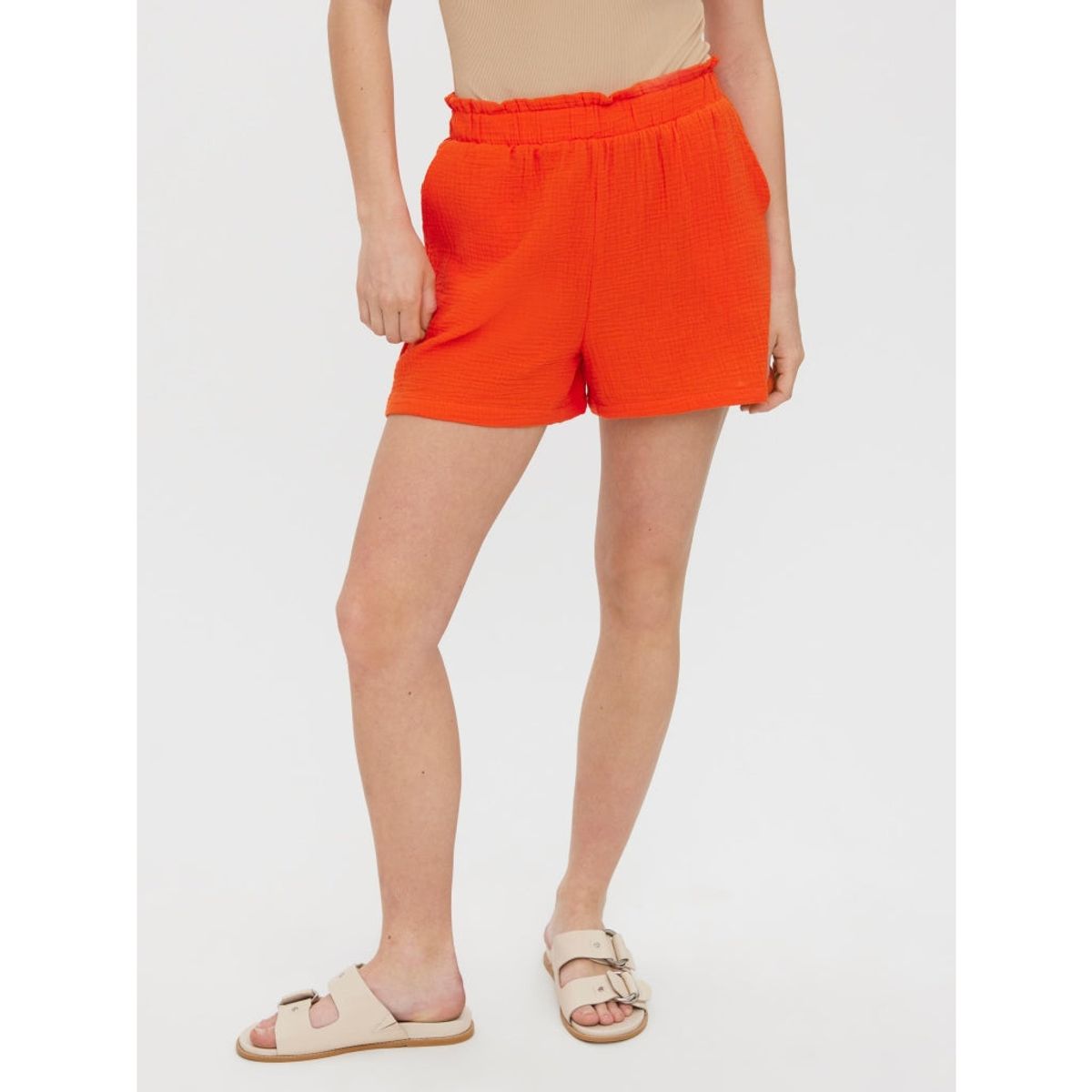 Vero Moda dame shorts VMNATALI - Cherry tomato